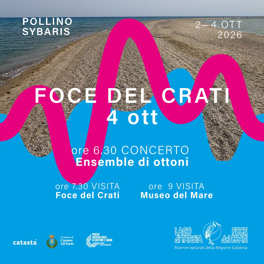 Al momento stai visualizzando Pollino Sybaris itinerari e musica fa tappa nella Riserva Foce del fiume Crati￼